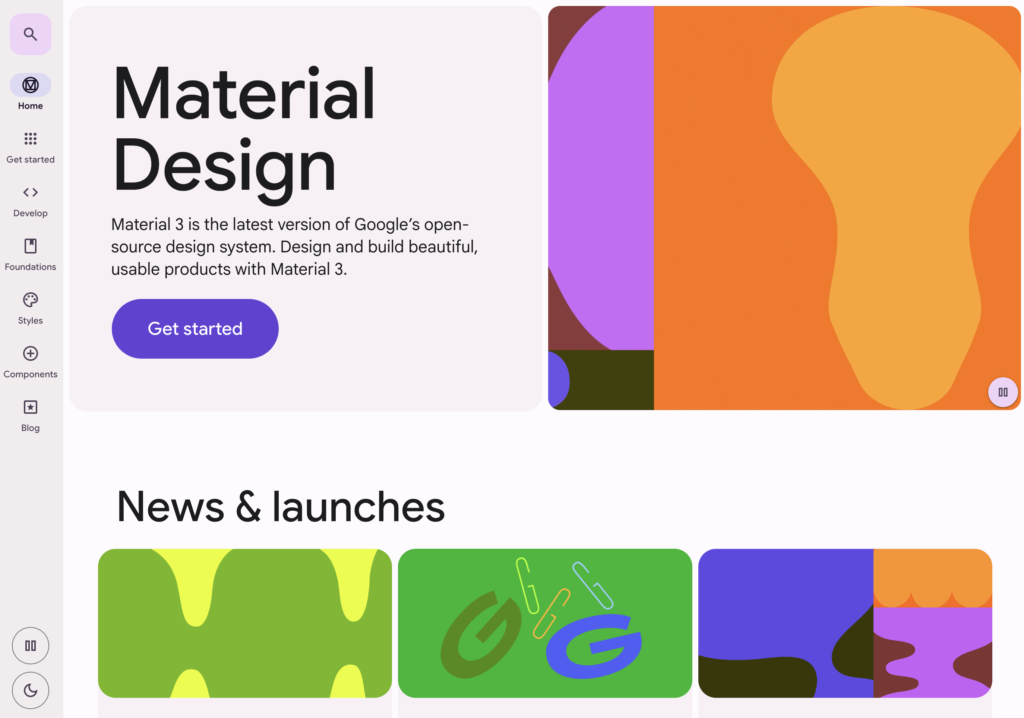 7 Sites Essenciais para UX/UI Designers se Inspirarem e Aprenderem 7 Material Design (Google)