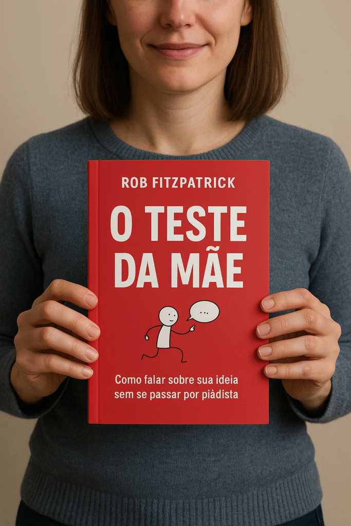 Como evitar falsos positivos ao conversar com consumidores 1 livro “O Teste da Mãe” (The Mom Test) de Rob Fitzpatrick